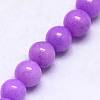 Natural Mashan Jade Round Beads Strands G-D263-6mm-XS24-2