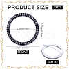 2Pcs Self Adhesive Zinc Alloy with Rhinestone Car Stickers STIC-CN0001-09-2