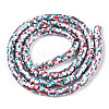 Handmade Polymer Clay Beads Strands CLAY-ZX007-09A-11-2