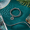 7 Yards Imitation Leather Braided Cords WL-PH0004-12-3
