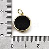 Brass Micro Pave Cubic Zirconia Pendants KK-S523-11G-3