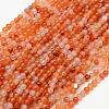 Natural Carnelian Beads Strands G-N0006-4mm-17-6