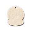 Single Face Printed Wood Pendants WOOD-H102-02C-3