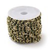 Brass Enamel Curb Chains CHC-C003-13G-17-3