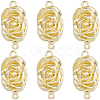 6Pcs Brass Box Clasps KK-BBC0020-08-7
