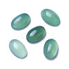 Natural Dyed & Heated Green Onyx Agate Cabochons G-F605E-12A-1