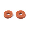 Handmade Polymer Clay Beads Strands CLAY-R089-6mm-158-4