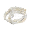 Natural White Moonstone Beads Strands G-P497-01C-65-3