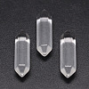 Faceted Bullet Glass Double Terminated Pointed Beads for Wire Wrapped Pendants Making GLAA-K002-30mm-09-1