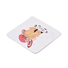 Square Paper Earring Display Cards CDIS-C004-02E-4