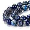 Natural Lapis Lazuli Round Bead Strands G-E262-01-8mm-5