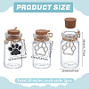 20Pcs 10 Styles Glass Jar Glass Bottles AJEW-PH01592-2