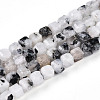 Natural Rainbow Moonstone Beads Strands G-T141-66-4