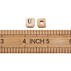 ddPrinted Natural Wood Beads WOOD-KS0001-12-7