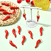 Alloy Enamel Pendants FIND-SC0018-15B-5