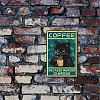 Rectangle with Word Vintage Metal Iron Sign Poster AJEW-WH0157-285-5