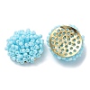 Glass Seed Beaded Cabochons FIND-G058-02I-2
