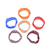 Bling Glass Beaded Stretch Bracelet BJEW-N018-03-1