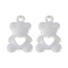 Rack Plating Alloy Pendants PALLOY-D029-16S-RS-1