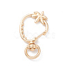 Strawberry Alloy Swivel Clasps X-FIND-L012-01KCG-2