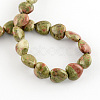 Natural Unakite Bead Strands G-R190-05-2