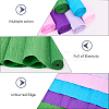 6 Rolls 6 Colors Handmade Crepe Paper DIY-CP0012-89A-6