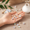 72Pcs 4 Color Handmade Porcelain Ceramic Beads Strands PORC-FW0001-01-6