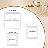 3 Stes 3 Styles Plastic Cross Stitch Embroidery Hoops DIY-CP0012-44C-2