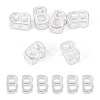 6Pcs 925 Sterling Silver Hollow Initial Beads STER-TA0001-53B-1