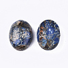 Synthetic Gold Line Regalite/Imperial Jasper/Sea Sediment Jasper Cabochons X-G-S329-079A-2