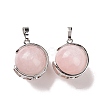 Natural Rose Quartz Pendants G-A212-01P-05-1