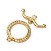 Brass Toggle Clasps KK-Z121-21G-3