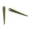 Tibetan Style Alloy Spike Pendants TIBEP-A16461-AB-NR-1