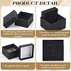 Square Paper Ring Storage Boxes CON-WH0098-10-4