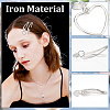 36Pcs 6 Style Iron Snap Hair Clips PHAR-CP0001-08-4