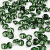 Diamond Shaped Cubic Zirconia Pointed Back Cabochons ZIRC-R004-9mm-08-1