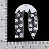 Christmas Theme Acrylic Pendants OACR-Q100-06B-3
