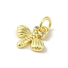Brass Micro Pave Clear Cubic Zirconia Charms KK-M283-26A-01-2