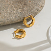Twist 304 Stainless Steel Hoop Earrings for Women HD0403-3
