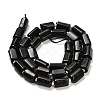 Natural Black Tourmaline Beads Strands G-G068-A07-01-3