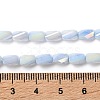 Ombre Effect Dyed Glass Beads Strands GLAA-I059-01B-4