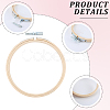 Bamboo Embroidery Hoops AJEW-WH20020-316A-5