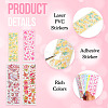 8 Styles Laser PVC Stickers AJEW-TA0001-56-4