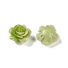 Synthetic Coral 3D Flower Rose Beads CORA-A005-14mm-23-2
