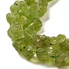 Raw Rough Natural Peridot Beads Strands G-I283-G07-02-4