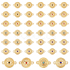 SUPERFINDINGS 40Pcs 4 Colors Alloy Connector Charms FIND-FH0010-77-1