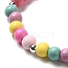 Maple Wood & Acrylic Jewelry Set SJEW-C003-02U-3