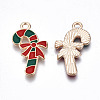 Alloy Enamel Pendants X-ENAM-Q442-030-RS-3