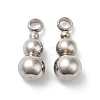 Non-Tarnish 201 Stainless Steel Pendants STAS-Q216-02A-P-2