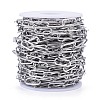 Tarnish Resistant 304 Stainless Steel Paperclip Chains CHS-F011-01A--P-3